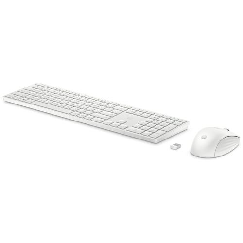 HP 655 - Ensemble clavier et souris - sans fil - 2.4 GHz - Français - blanc