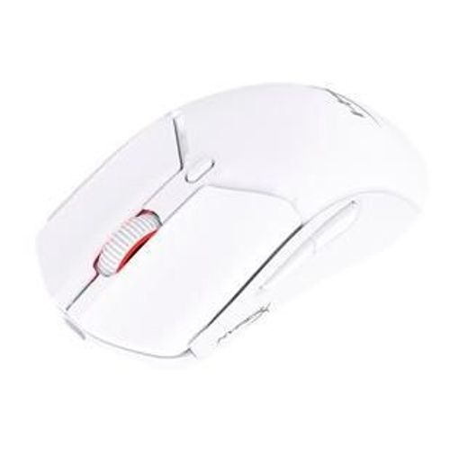 HyperX Pulsefire Haste 2 Mini - Souris - optique - 6 boutons - sans fil, filaire - 2.4 GHz, Bluetooth 5.1 - blanc