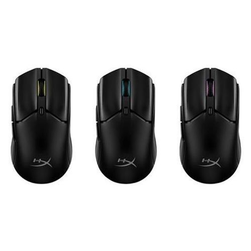 HyperX Pulsefire Haste 2 Mini - Souris - optique - 6 boutons - sans fil, filaire - 2.4 GHz, Bluetooth 5.1 - noir