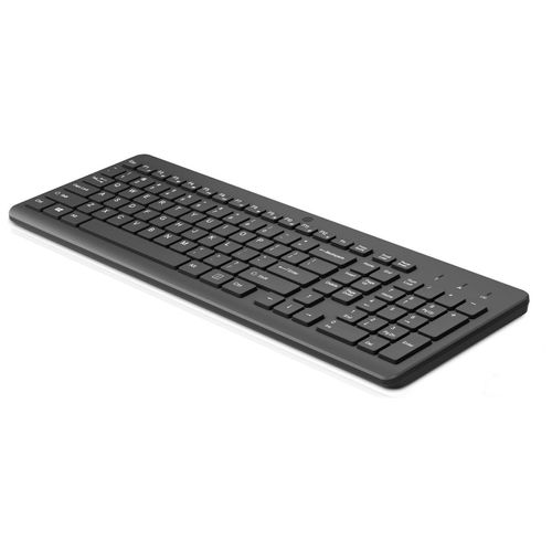 HP 225 - Clavier - disposition des zones 2,5 - sans fil - 2.4 GHz - Français - noir