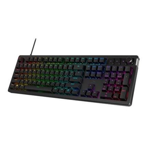 HyperX Alloy Rise - Clavier - 100% - full size - rétroéclairé - USB-C - AZERTY - Français - commutateur : HyperX Linear - noir