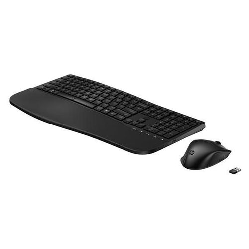 HP 685 - Ensemble clavier et souris - bi-mode, agencement à 3 zones, multi-appareils, 23 touches programmables, détection automatique du système d'exploitation, déplacement des touches à profil...