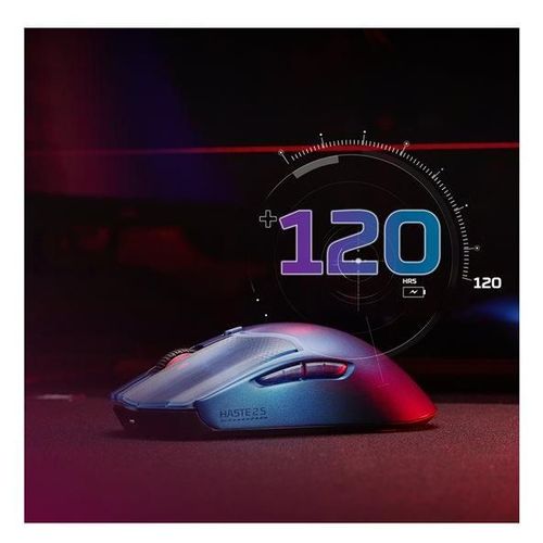 HyperX Pulsefire Haste 2 S - Souris - optique - 6 boutons - sans fil, filaire - 2.4 GHz, Bluetooth 5.1 - marine