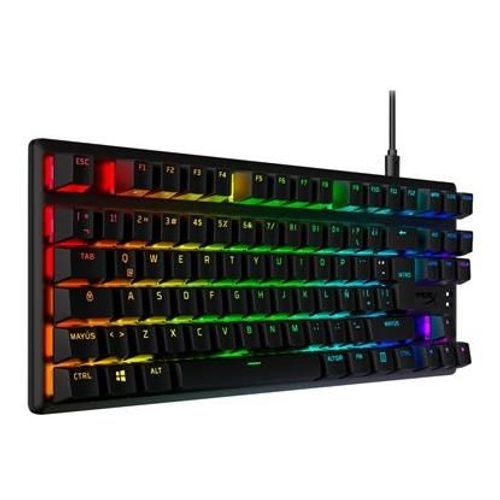 HyperX Alloy Origins Core - Clavier - rétroéclairé - USB - Français - commutateur : HyperX Red - noir