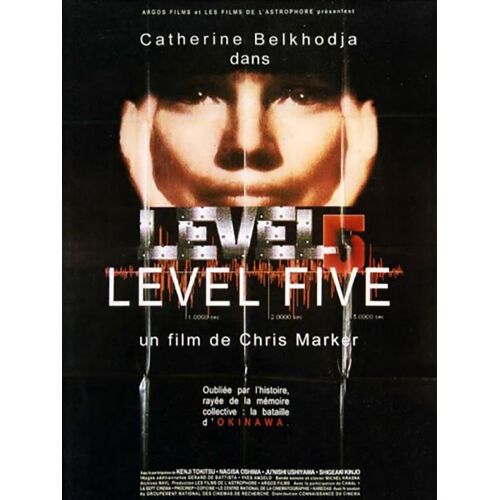 Level Five - Véritable Affiche De Cinéma Pliée - Format 120x160 Cm - De Chris Marker Avec Catherine Belkhodja, Kenji Tokitsu, Nagisa Oshima, Ju'Nishi Ushiyama - 1997