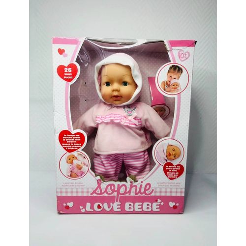 Poupée Sophie Love Bébé 26 sons