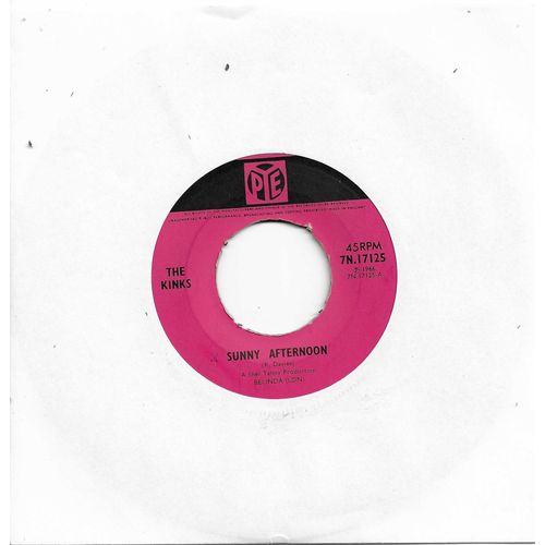 The Kinks : Sunny Afternoon (R. Davies) 3'30 / I'M Not Like Everybody Else (R. Davies) 3'29 (Juke Box)