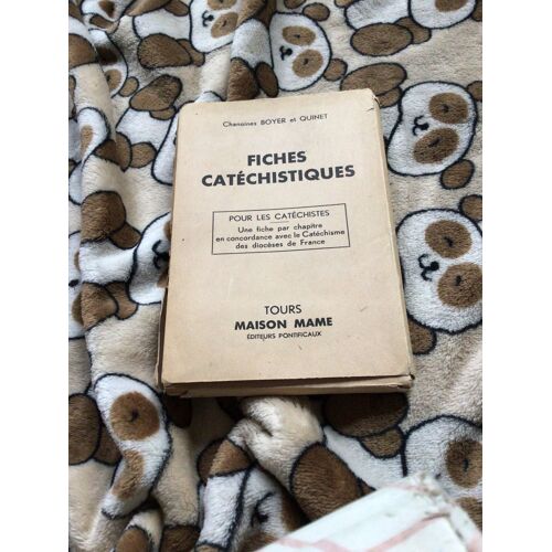 Fichés Catéchistiques . Pour Les Catéchistes.. Chanoines Boyer Et Quinet