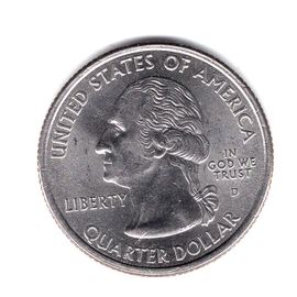 Etats Unis Piece De 1/4 De Dollar Quarter Louisiane 2002 Ref Km 8 Cuivre Recouvert De Cupronickel Superbe