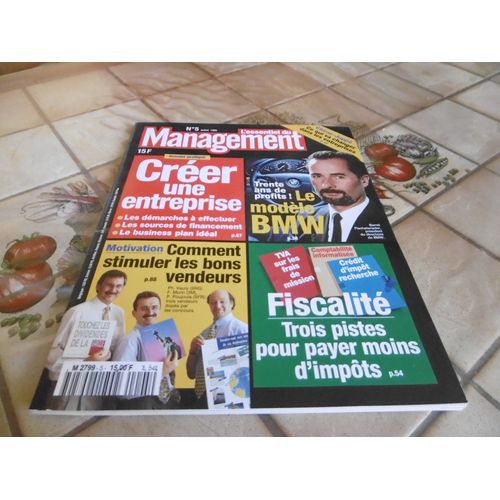Revue L Essentiel Du Management M2799 N° 5 De Juillet 1995 : Créer Une Entreprise, Comment Stimuler Les Bons Vendeurs , Fiscalité