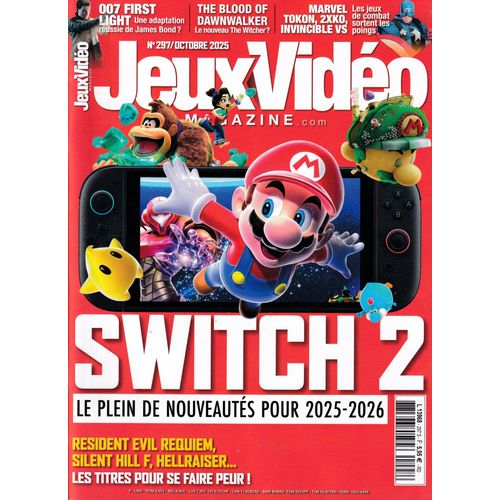 Jeux Vidéo Magazine - N°297 - Octobre 2025 - Switch 2 : Le Plein De Nouveautés Pour 2025-2026