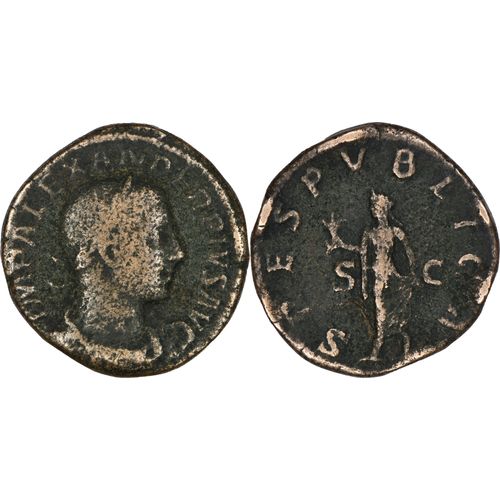 Rome - Sesterce - Alexandre Severe - 231 Ad - Spes Pvblica - Ric.648b - 27-080