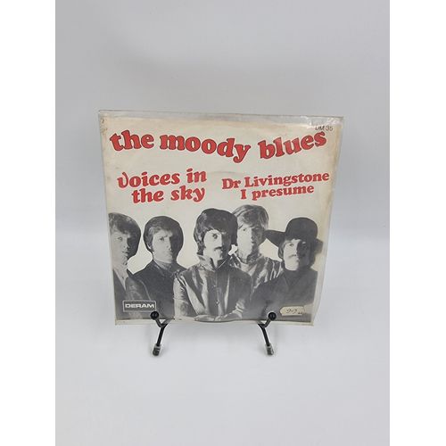 Vinyle 45 Tours The Moody Blues : Voices In The Sky / Dr Livingstone, I Presume Avec Fourreau