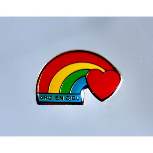 Pins Coeur Arc En Ciel.