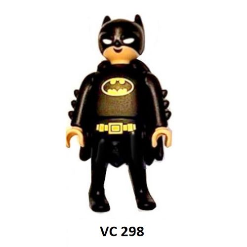 Figurine Kinder (2025) - Série: Dc Playmobil / N° 8 - Batman ( Vc298 / Vc-298 ) Avec Bpz