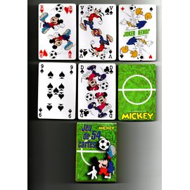 Jeu De 54 Cartes Mickey Footballeur (Le Journal De Mickey)