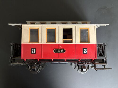 Train L.G.B Lehmann wagon LGB 3010 voiture de tourisme wagon voyageur 3010
