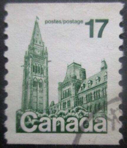 Canada N°694a Dentelé Verticalement Parlement Oblitéré