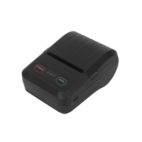 Mini Imprimante Thermique Portable Bluetooth USB-C 58mm Noir Blanc Noir YONIS