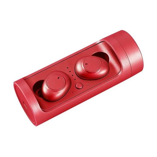 Ecouteurs Bluetooth Sans Fil Toucher Intelligent Charge Rapide Or 5.0 HIFI Rouge YONIS