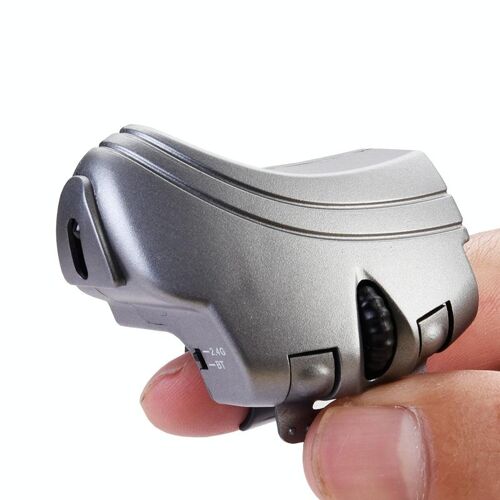 Souris Sans Fil Rechargeable Bluetooth 2.4G Facile À Porter Et Transporter Gris YONIS