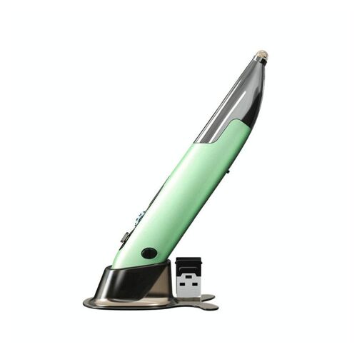 Souris Sans Fil Ergonomique Bluetooth Charge Rapide Pour PC Tablette Mobile Vert YONIS