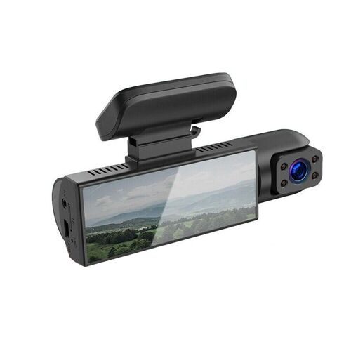 Dashcam 1080P HD Vision Nocturne Double Lentilles Écran Tactile 3.16 Pouces YONIS