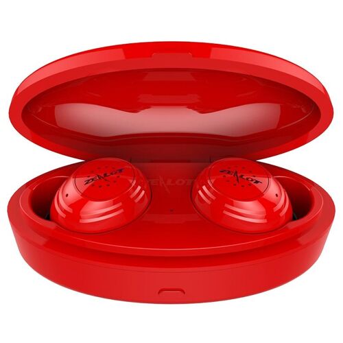 Ecouteurs Bluetooth Sans Fil HD Avec Boîtier De Charge Magnétique Rouge Rouge YONIS