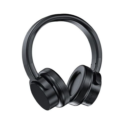Casque Audio Sans Fil Bluetooth HIFI Stéréo Pour Gaming Avec Micro Rouge Noir YONIS