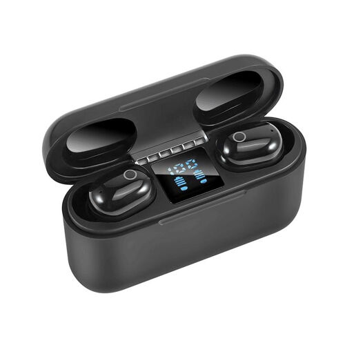 Ecouteurs Bluetooth Sans Fil Avec Charge Rapide Et Réduction De Bruit Noir YONIS