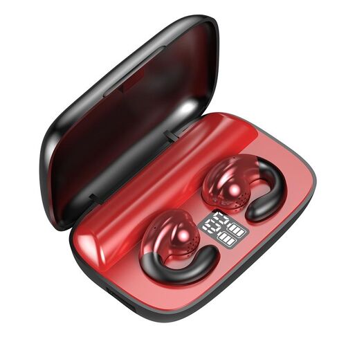 Ecouteurs Bluetooth Réduction De Bruit Sans Fil Conduction Osseuse Blanc Rouge YONIS