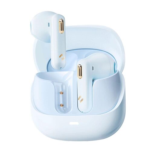 Ecouteurs Bluetooth Sans Fil Réduction De Bruit Appels Or Blanc Bleu YONIS