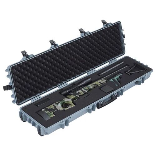 Étui Rigide Verrouillable pour Fusil-Duoku-avec Mousses Ajustables et Roulettes-Valise Étanche IP67 et Résistante à La Poussière