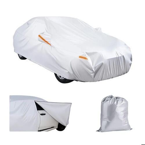Housse De Voiture - Duoku - Série 3 - Imperméable - Argent - Protection Toutes Saisons