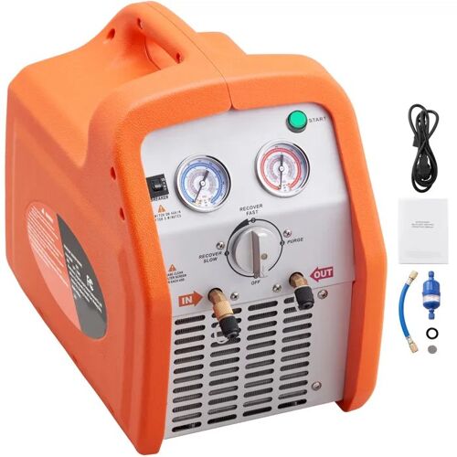 Machine de Récupération de Réfrigérant-Duoku-1HP,220-240V 50Hz-Protection Haute Pression-Réfrigérant Liquide Vapeur