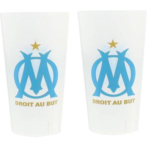 Lot 2x Gobelets Om Olympique De Marseille 