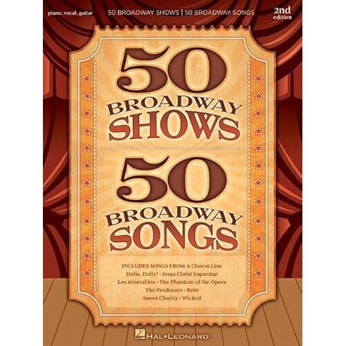 50 Broadway Shows/50 Broadway Songs