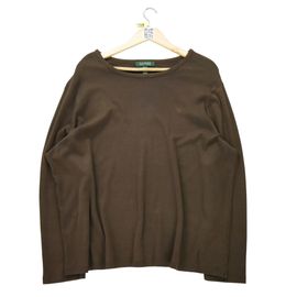Reconditionné - T-Shirt Manches Longues Femme Marron - Taille 3xl - Femme - Marron