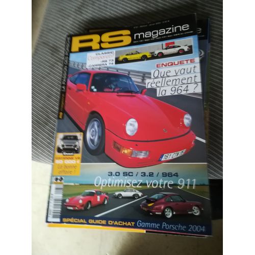 Rs Magazine 31 De 2004 Cayenne V6,911 Sc 3.0,Carrera 3.2,Carrera 2,964 Carrera,Carrera Rs 2.7,Carrera 2.7