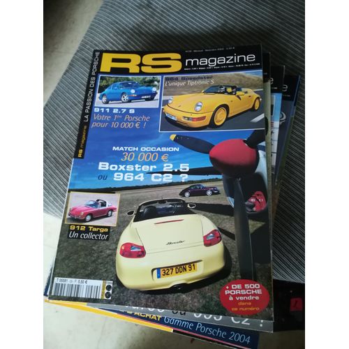 Rs Magazine 29 De 2003 Speedster 964,Boxster 2.5,964 Carrera 2,911 2.7s,550 Spyder Replica,912 Targa