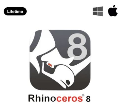 Rhino 8 - Modélisation 3d - Pc/Mac