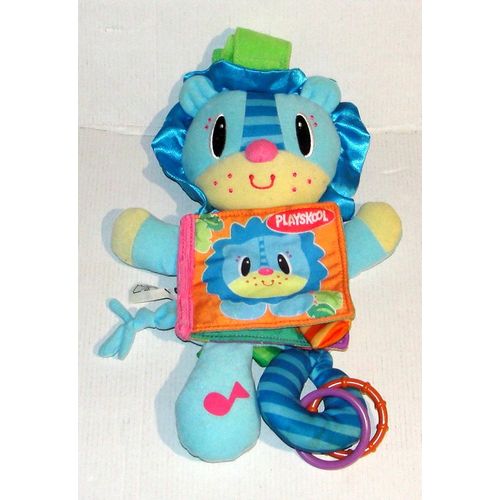 doudou lion livre d'éveil playskool