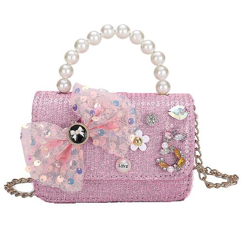 Sac à bandoulière pour filles, sac messager pour enfants de 6 à 12 ans, porte-monnaie