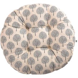 Coussin De Chaise, Rond, Coussin D'assise, Motif Floral, Imprimé Animal, Coussin D'assise Pour Extérieur, Jardin, Balcon, 40 Cm, Coton Et Lin