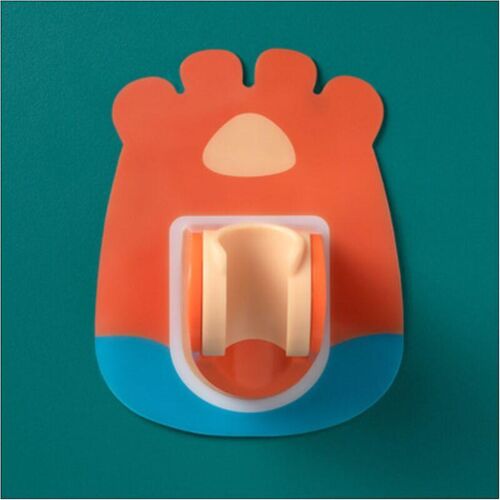 Étagère de douche créative de salle de bain rouge