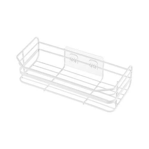 Étagère Métallique Pratique, Rangement Pour Salle De Bain Et Cuisine, Accessoire De Cuisine Et Salle De Bain Pour Ranger Des Objets, Blanc