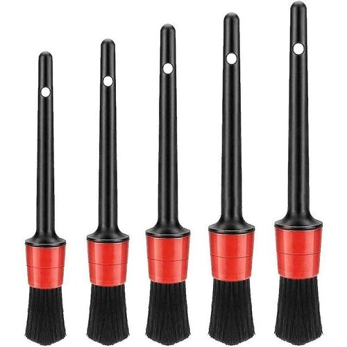 Lot de 5 brosses de nettoyage pour tableau de bord et évents extérieurs