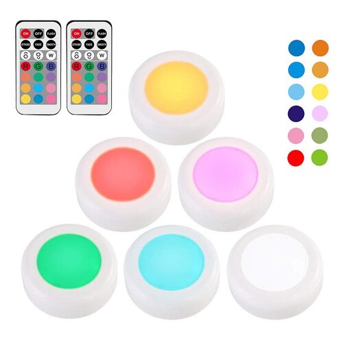 Mini lumières submersibles, mini lumières LED pour aquarium, lumières sous-marines étanches multicolores Bougi télécommandes pour piscine étang aquarium vase Decorati