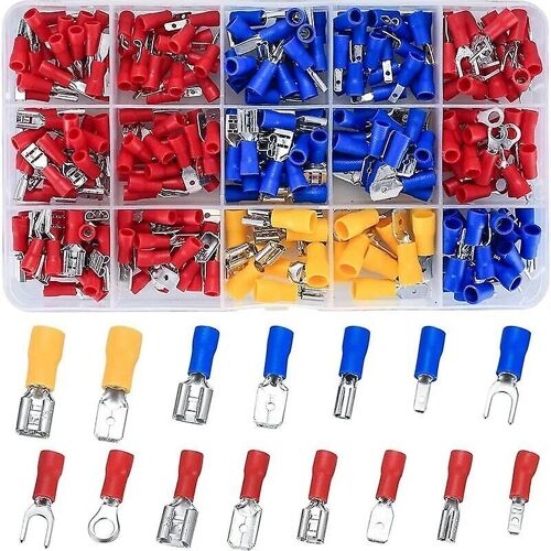 280 cosses à sertir électriques, connecteurs électriques mâles et femelles, pour voiture, cosses plates, cosses à fourche, cosses à anneau