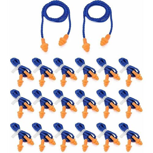 Bouchons D'oreilles Pour Dormir, 20 Paires De Bouchons D'oreilles Antibruit 3 M Bouchons D'oreilles Pour Dormir Bouchons D'oreilles Étanches Réutilisables Pour Dormir, Ronfler, Voyager, Con 